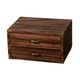 thumbnail image 5 of Organizador de escritorio de madera, caja de maquillaje con múltiples cajones, diseño vintage. 24 x 18 x 13 cm, 5 of 9