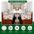 thumbnail image 3 of Bilqis Dinette Cushion Covers Printed Elastic Camper Cushion Slipcover Stretchable Loveseat Sofa Chair Cover Furniture Protector for RV Camper Car Bench 1 Backrest Cover & 1 Bench Cover, 3 of 6