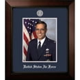 thumbnail image 2 of Campus Images AFPLG001 8 x 10 in. Patriot Frames Air Force Portrait Legacy Black Cherry Frame with Gold Medallion, 2 of 2