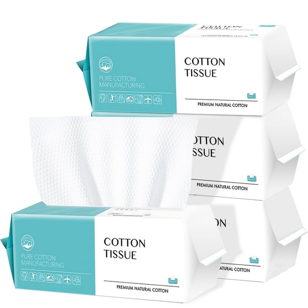 Toalla facial desechable CenYouful, 400 unidades, algodón suave