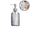 Gray, variant on Luxury Scandinavian Glass Lotion Dispenser with Stainless Steel Pump – Durable, Leakproof Bathroom & Kitchen Soap Bottle for Hand Wash, Body Wash, and Sanitize
