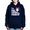 Navy, variant on CafePress - Love A Husky - Pullover Hoodie, Classic & Comfortable Hooded Sweatshirt