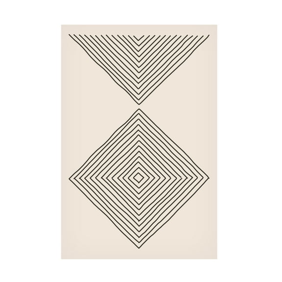 jay stanley 'Minimalism Expression 3' Canvas Art