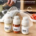 thumbnail image 5 of HomeLife Glass Salt And Pepper Bottle Multi-Hole Pour Spout Cruet Lead-Free Seasoning Dispenser Sealed Cap Comfortable Grip Condiment Bottle Quantitative Salt Release Salt Shaker for Kitchen, 5 of 13