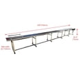 thumbnail image 2 of 295"*15.7" Conveyor PVC Conveyor with Double Guardrails Adjustable Speed 110V, 2 of 11