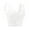 White, variant on Vrotazzy Womens Sports Bra Wire Comfort Sleep Bra Plus Size Workout Activity Bras With Non Removable Pads Shaping Bra