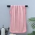 thumbnail image 2 of Grrvtrz Fleece Striped Towel Household Soft Water Absorbing Drying Non Linting Bath Face Wash Towel Thickened Men's and Women's Face Towel,Bathroom Decor,Bathroom Accessories, 2 of 7