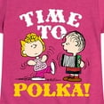 thumbnail image 3 of Peanuts - Time To Polka - Toddler & Youth Girls Short Sleeve Graphic T-Shirt, 3 of 6