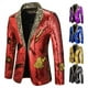 thumbnail image 5 of Traje pequeño de lentejuelas de dos colores de primavera, traje de escenario, traje de DJ cantante de discoteca para hombre, 5 of 5