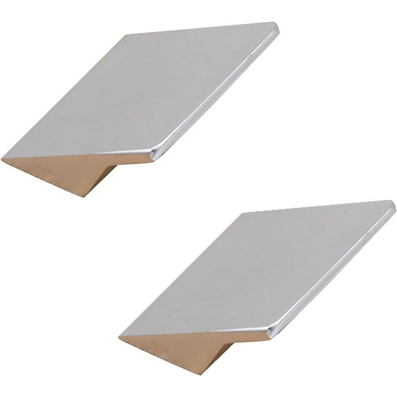 Gamvdout Kitchen Cabinet Handle Concealed Handles Invisible Cabinet Handles 2 Pcs Aluminum Alloy Drawer Handles Modern Furniture Door for Furniture  Drawers  Kitchen Hardware