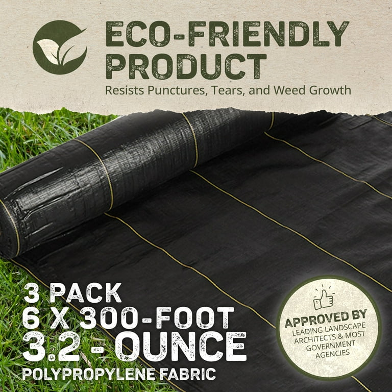 Agfabric 10 Ft. X 300 Ft. Landscape Fabric Ground Cover Weed Barrier For Weeds Block In Raised Garden Bed GC3010300BF - The Home Depot - Foto 10