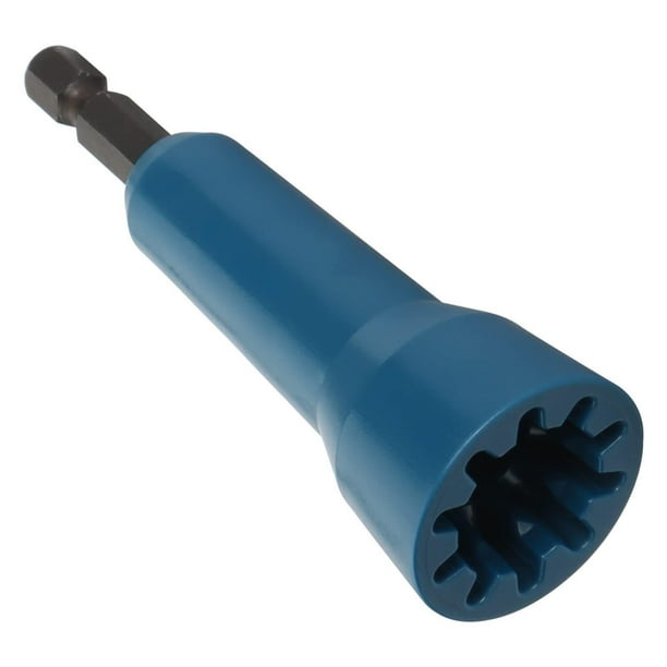 Conector de Tuerca de Cable para Portabrocas de 1/4" - Herramienta de Torsión de Polímero de Alta Densidad para Cableado Eléctrico con Adaptador para Taladro Eléctrico, Paquete de 1