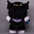 thumbnail image 6 of Graduation Season Sanrio Plush Doll Kuromi Melody Cinnamoroll Academic Uniform Graduation Doctor's Hat Plushies Toy Student Gift, 6 of 6