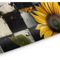 thumbnail image 4 of Sunflower Checkered Placemats Set of 4, 12 X 18 Inch Washable Table Mats Seasonal Heat Resistant Kitchen Dining Party Decoration Place Mats, 4 of 5