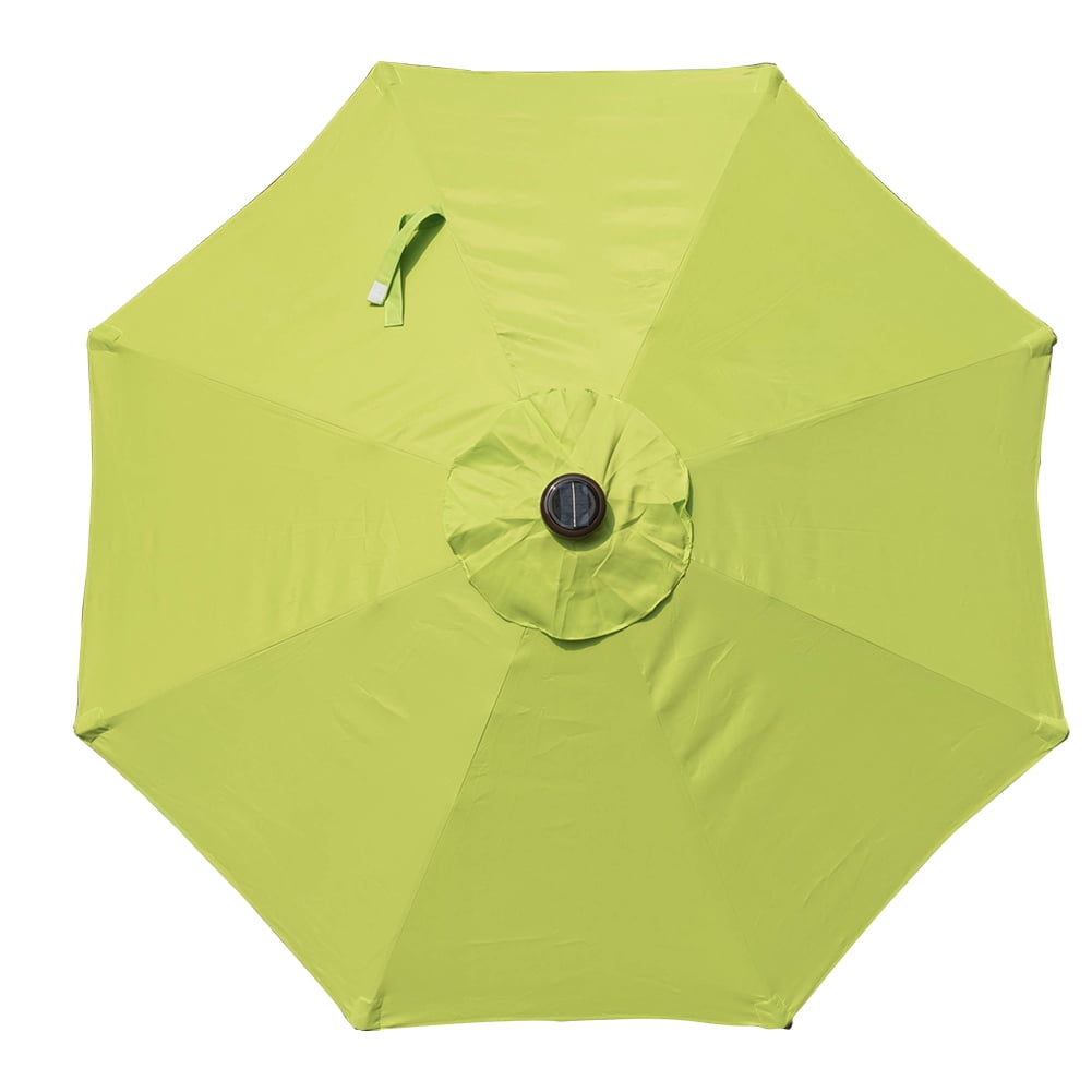 Polyester Canopy Sundale Outdoor 7 Ft Solar Powered 24 Led Lighted Patio Umbrella Table Market Umbrella