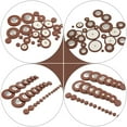 thumbnail image 5 of MLINS 28 Pcs 萨 斯皮垫套装 Saxophone Pads Replacements Alto Mouthpiece Brown, 5 of 8