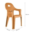 thumbnail image 2 of 2 Sillas Rattan Nube Infantil Naranja Atardecer, 2 of 4