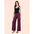 thumbnail image 5 of Womens Elastic Waist Palazzo Pants, 5 of 11