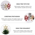 thumbnail image 3 of EXHUMKY Golden Christmas Tree Topper Star Ornament, 1Pc Iron Art Decorative Holiday Decoration, 3 of 8