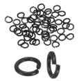 thumbnail image 1 of Uxcell 50-Pack Spring Lock Washer, M2.5 Stainless Steel Electroplating Black Coating Elastic Gasket Screw Fasteners, 1 of 6