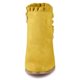 thumbnail image 2 of Botines Tacón De Bloque Con Volantes Para Mujer Amarillo 37, 2 of 7
