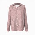 thumbnail image 4 of Towmus Striped Shirt Long Sleeve Women Button Down Shirts Casual Tops Office Work Fall Blouses Trendy Dressy Shirt 5XL, 4 of 5