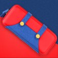 thumbnail image 3 of Étui Rigide Portable Électronique pour Nintend Switch, Pochette à Double Fermeture Éclair avec Bouton Magnétique, Sac de Rangement, Étuis de Console NS, Housse de Protection Rouge, 3 of 7