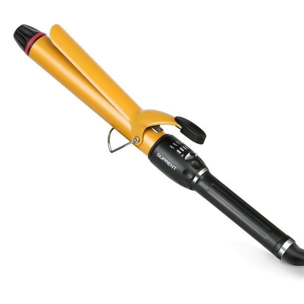 SUPRENT Curling Iron 1 1/4 inch Curling with Long Ceramic Barrel and High Temperature Curling