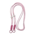 thumbnail image 2 of Correa para guantes de esquí, bandolera para teléfono, portátil, trenzada y anudada, ajustable Rosa, 2 of 7