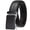 Black, variant on Unisex Solid White Automatic Ratchet Belt, Office Business & Daily Casual Dress Belt, Essential Belt for Office Workers, 33.49"-43.30" Adjustable 1.38 Inch Wide Premium Textured Composite Leather
