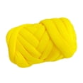 thumbnail image 4 of 1.5kg Chunky Yarn Bulky Yarn Washable Tube Giant Soft Yarn Arm Knitting Yarn Weight Yarn Jumbo Tubular Yarn for Baskets Sweaters DIY Pet Bed Yellow, 4 of 8