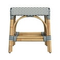thumbnail image 4 of Butler Specialty Company Robias Rattan 18" Dining Stool - White / Navy, 4 of 6