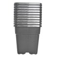 thumbnail image 4 of netuera 1 Gallon Plastic Grow Pots Plant Bonsai Square Garden Container 10 Pack, 4 of 6