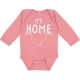 thumbnail image 3 of Inktastic It's Home State of Ohio Outline Boys or Girls Long Sleeve Baby Bodysuit, 3 of 5