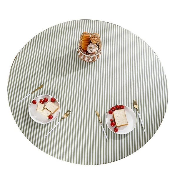 mesa de café cubierta de pvc pvc decorativo elegante mesa de tela impermeable para la cena de campamento de restaurantes en casa 40 pulgadas