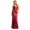 Burgundy, variant on Womens Hunter Green Prom Formal Bridesmaid Long Sweetheart Spaghetti Strap Mermaid Plus Size Dress