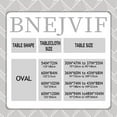 thumbnail image 3 of Oval Tablecloth, Modern Oval Tablecloth, Striped Tablecloth Indoor/Outdoor Waterproof Wrinkle Free Durable Oval Tablecloth for Oval Tables 60 X 84 Inch, 3 of 3