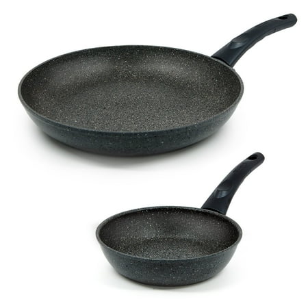 Teflon Cylinder Set - TECHEF - Infinity Collection, 8-inch and 12-inch Frying Pan Set, Coated 4 times with New Teflon Platinum Non-Stick Coating (PFOA Free)