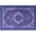 thumbnail image 1 of Ahgly Company Indoor Rectangle Persian Blue Traditional Area Rugs, 7' x 10', 1 of 4
