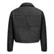 thumbnail image 5 of Pntutb Mujer Solapa Color Sólido Manga Larga Suelta Cremallera Chaqueta Corta Chaqueta Liquidación Pntutb Pntutb-480, 5 of 5