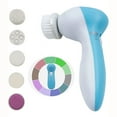thumbnail image 3 of Wholesale Electric 5 in 1 Facial Care Massage Instrument Face Washing Machine Facial Cleaner Beauty Massager Beauty Instrument in Stock, 3 of 5