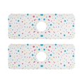 thumbnail image 7 of Yayeee Faucet Mat for Kitchen Sink 14.7" Diatomite Long Splash Guard Pad, White Retro Pattern, 2 Pack, 7 of 7