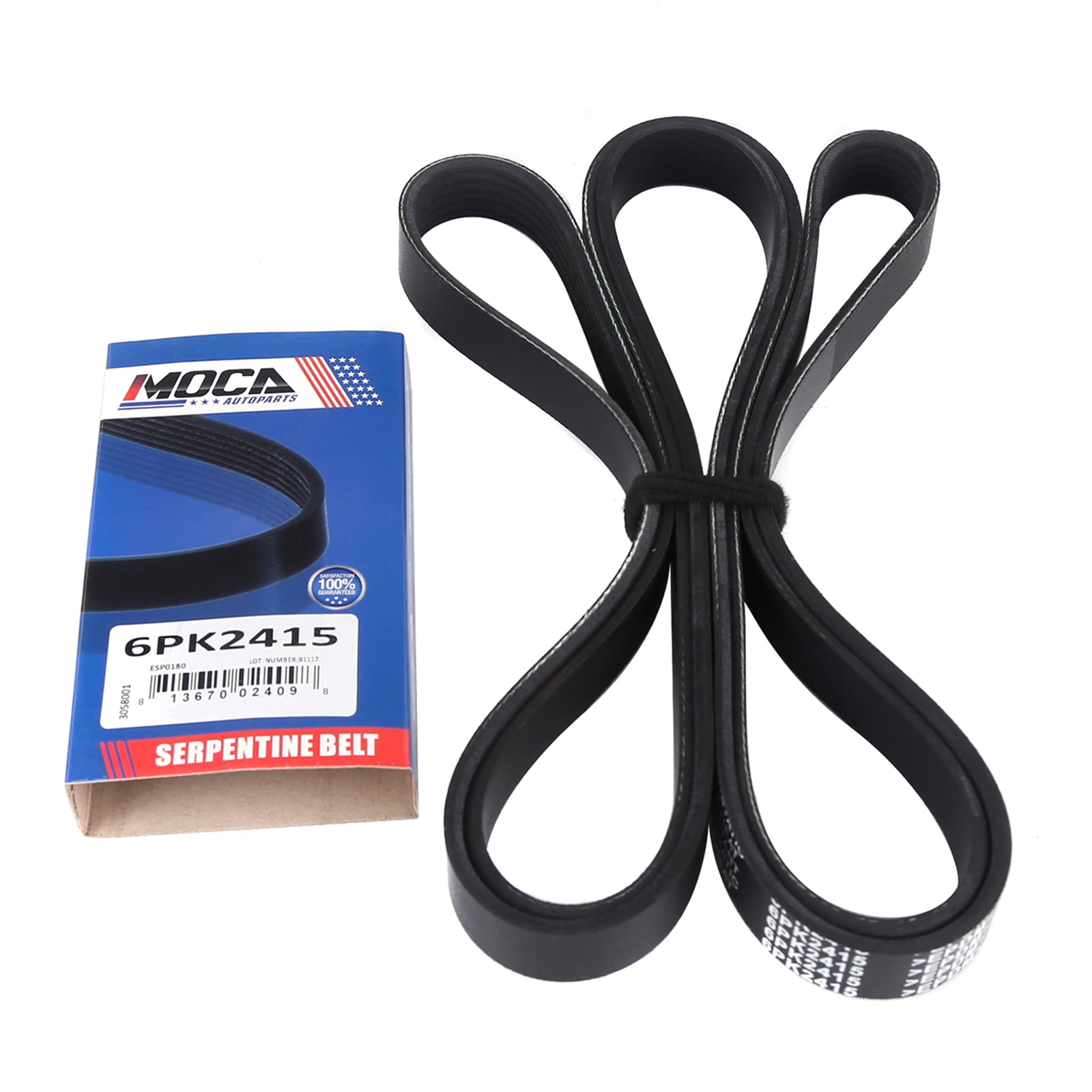 MOCA AUTOPARTS Serpentine Belt Component Kit Fit for 2011