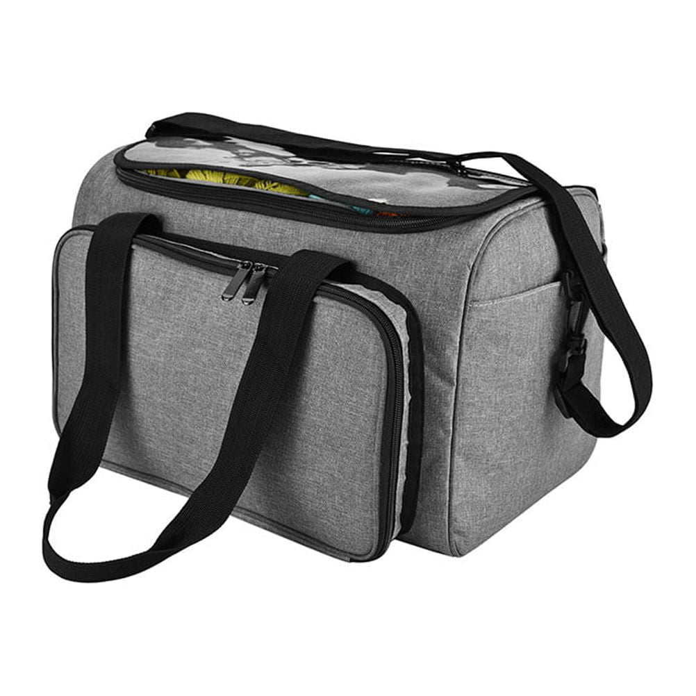 WHAMVOX Portable Multifunctional Yarn Tote Bag for Travel, Knitting Storage, and Craft Organizer Pouch with Design