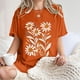 thumbnail image 4 of Faldas Cortas para Mujeres, Impresión de Flores Casual Oversized Camiseta de Manga Corta Top Hecho de 95% Poliéster 5% Spandex para Primavera Verano, Falda Corta de Verano, 4 of 7
