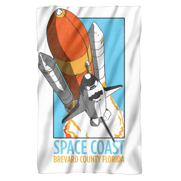NASA Space Coast Fleece Blanket 36' x 58',Space Coast