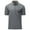 Gray, variant on SPEEDRUN Men's Reguar Fit Collared Pique Short Sleeve Casual Polo T-Shirts for Men