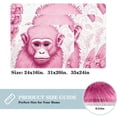 thumbnail image 2 of Monkey Polyester Non-Slip Machine Washable Door Rug Game Mat Kitchen Rug Office Rugs, 2 of 6