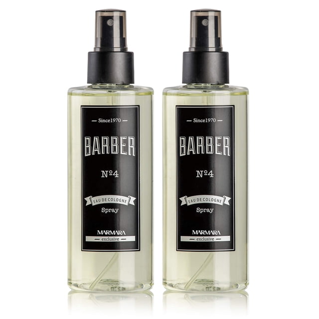 Colonia Barber Marmara No 4, color verde, 250 ml, 2 botellas