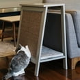 thumbnail image 3 of The Refined Feline, A-Frame Cat Bed, Smoke, 3 of 8